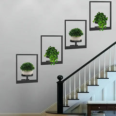 GlideHold® PlantFrame: Eenvoudige Installatie Decoratief Modern Plantenframe Wand