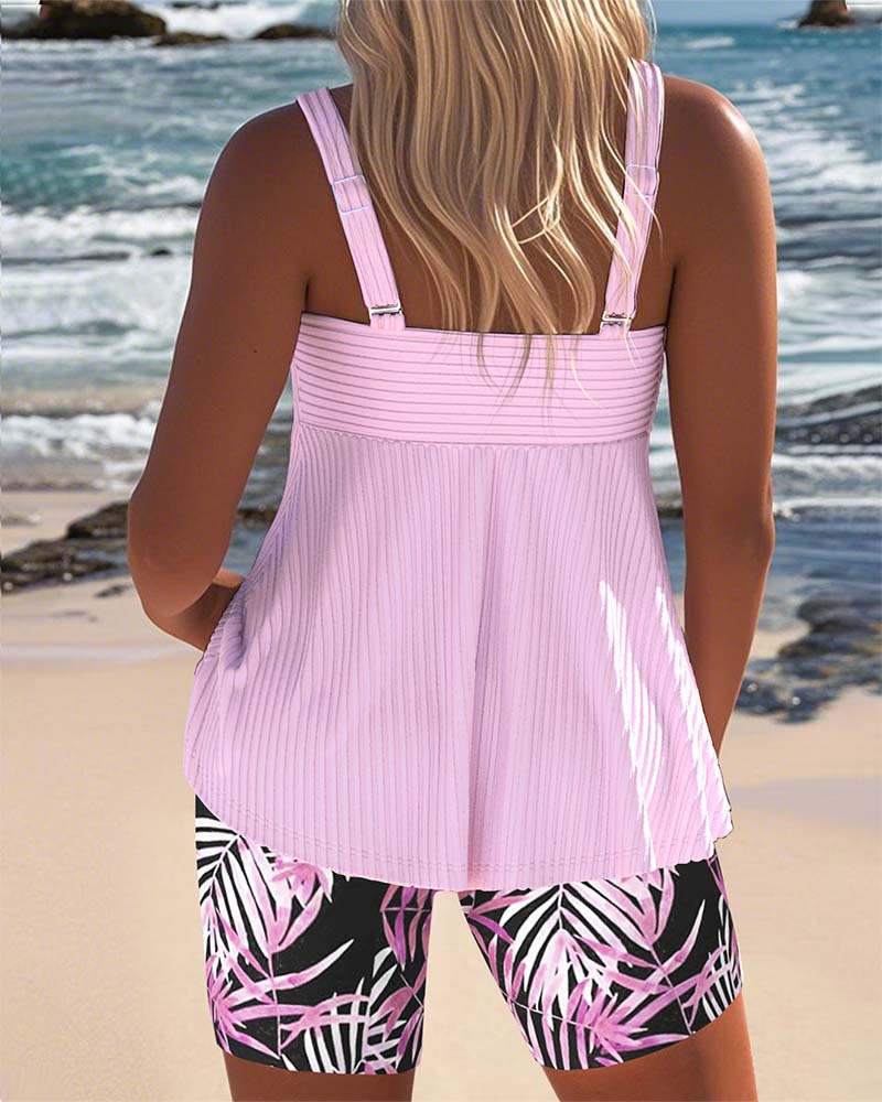 Icone™ TankiniSet - Stijlvolle Comfortabele Mouwloze En Korte Tankini Set