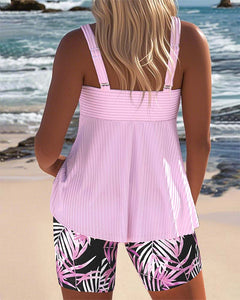 Icone™ TankiniSet - Stijlvolle Comfortabele Mouwloze En Korte Tankini Set