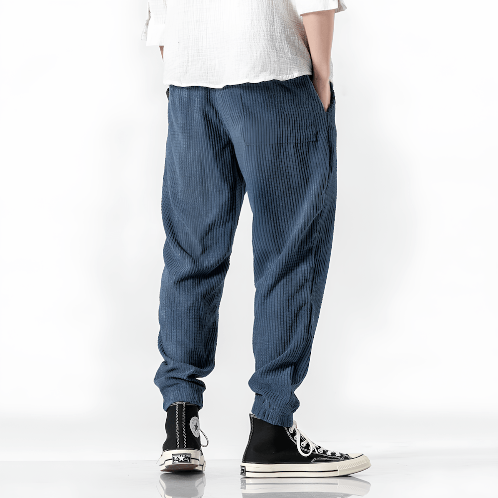 Icone™ StreetPants: Relaxte Pasvorm Corduroy Comfortabele Broek In Streetwearstijl