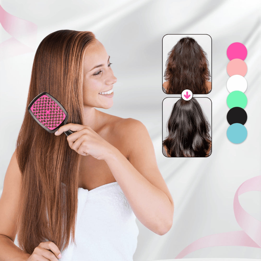 Rose® EasyComb 1+1 GRATIS: Geventileerde Ontwarrende Hoofdhuid Massage Haar Gemakkelijke Kam