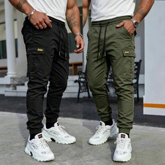 Icone™ CargoPants: Multi-Pockets En Verstelbare Taille Casual Cargo Broeken Voor Mannen
