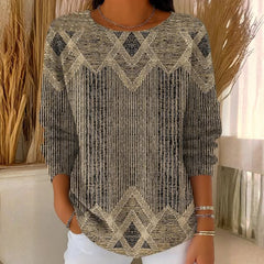 Icone™ VintageTop: Klassieke Dames Top Vintage Stijl Dagelijkse Slijtage