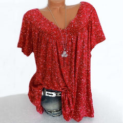 Icone™ LooseTop - Ademend V-Hals Loszittend Bloemdruk Top
