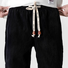Icone™ StreetPants: Relaxte Pasvorm Corduroy Comfortabele Broek In Streetwearstijl