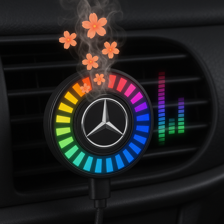 Ledsen™ MusicalDiffuser: Ritme LED Geluidsgeactiveerd Auto Licht Muzikale Diffuser