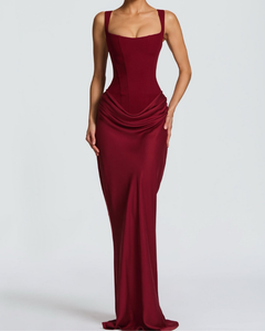 Icone™ LongGown: Sexy Elegante Klassieke Uurglas Pasvorm Lange Gown Jurk