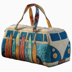 Icone™ DuffleBag: Levendige Hippie Stijl Multifunctionele Reis Duffel Tas