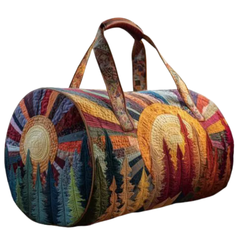 Icone™ DuffleBag: Levendige Hippie Stijl Multifunctionele Reis Duffel Tas