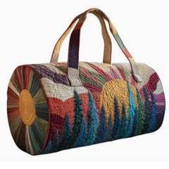 Icone™ DuffleBag: Levendige Hippie Stijl Multifunctionele Reis Duffel Tas