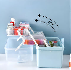 Globetrek° SmartStorage - Multifunctionele Drie-Laags Transparante Slimme Opberg Organizer