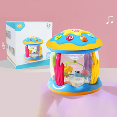 Kletshuts™ MusicCarousel: Kleurrijk Draaiend Interactief Magisch Muziek Carrousel
