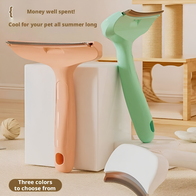 DogCatFri™ GentleComb 1+1 GRATIS: Zachte Huisdier Deshedding V-Tand Kam