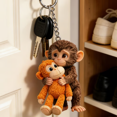MonkeyKeychain 1+1 GRATIS - Schattig Tas Charme Aap Sleutelhanger Accessoire