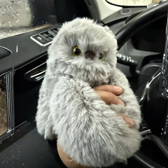 Kletshuts™ OwlToy - Interactief Beweeghoofd Pluche Verlegen Uil Speelgoed