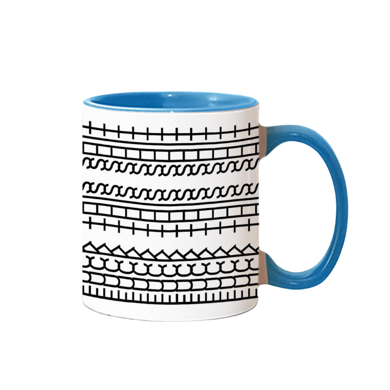 Globetrek° CoffeeMug: Slim Verborgen Tekst Keramische Koffiemok