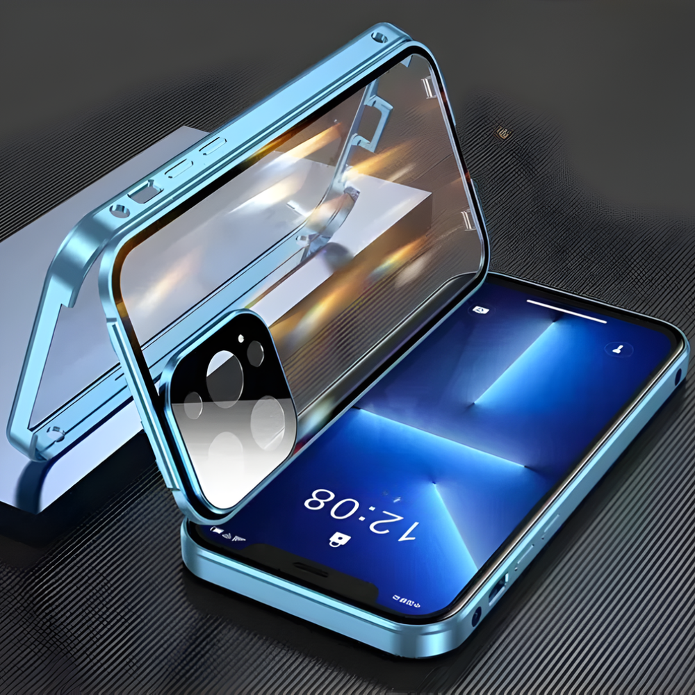 MagneticCase: Volledige Bescherming Dubbelzijdige Transparante Magnetische Geval