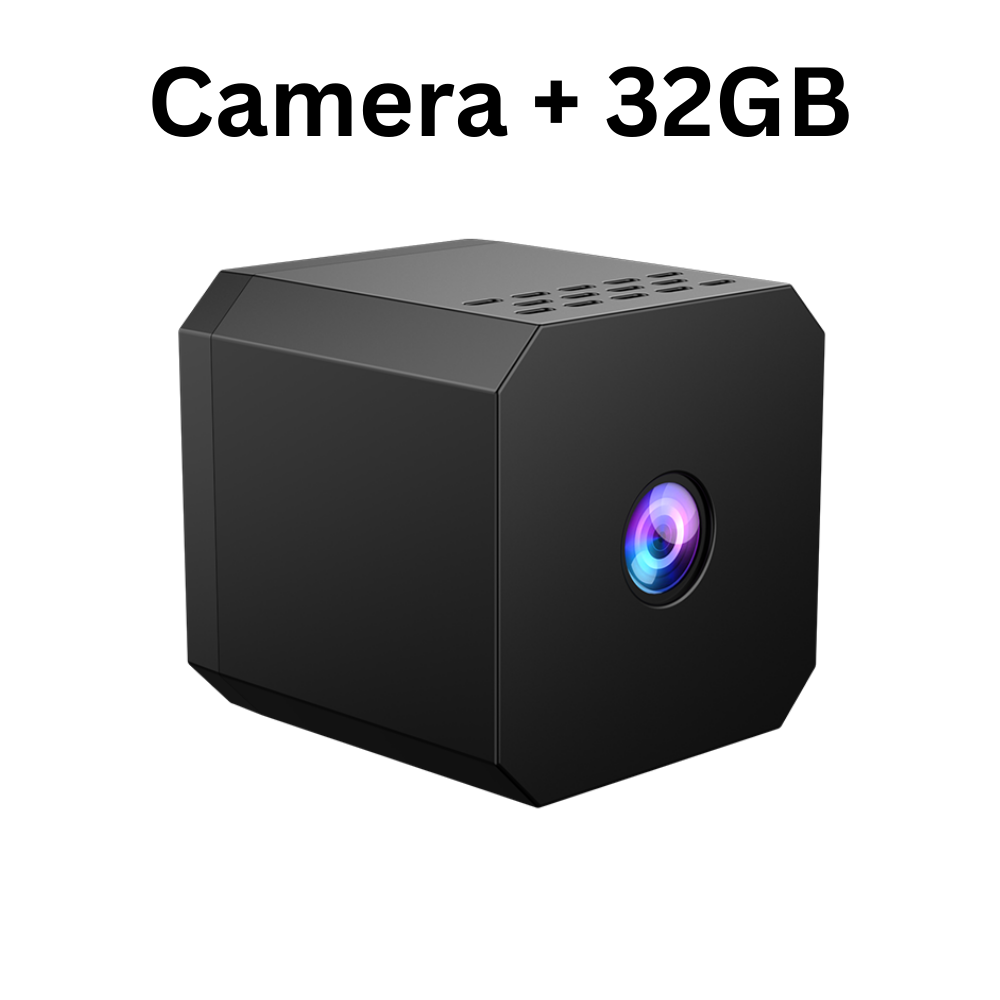 Globetrek° CompactCamera: Draadloze HD Nachtzicht Thuis Monitor Compacte Camera