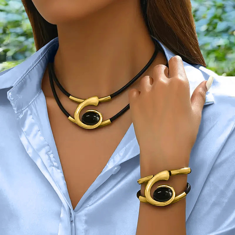 Jewelance™ SpiralNecklace 1+1 GRATIS: Vintage Boheemse Spiraal Ketting En Armband