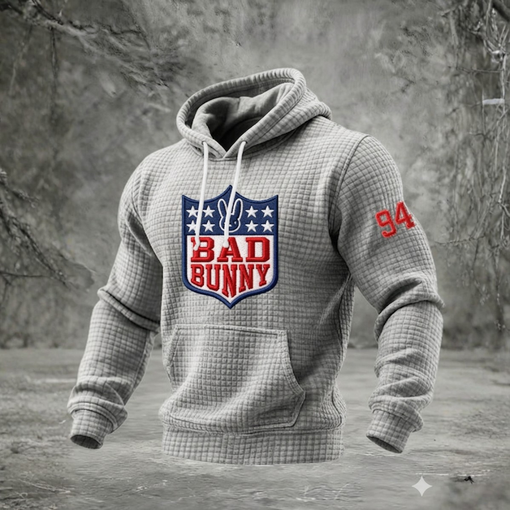 Icone™ CasualHoodie: Trekkoord Toevallig Patriottische Capuchon Met Voorzak