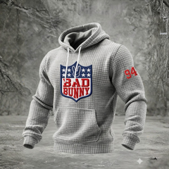 Icone™ CasualHoodie: Trekkoord Toevallig Patriottische Capuchon Met Voorzak