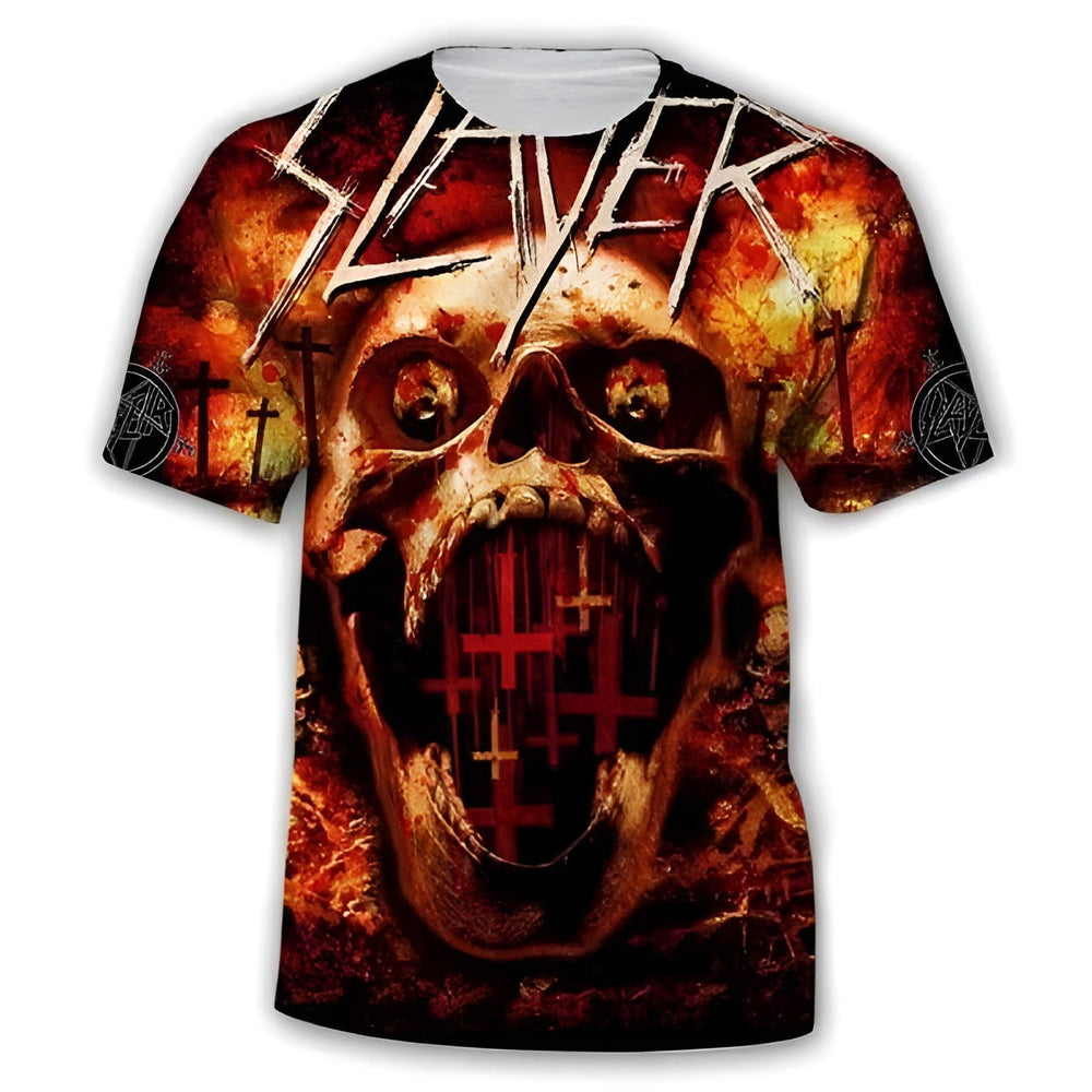 Icone™ SlayerShirt: Ultieme Comfort Moderne Pasvorm Dagelijks Slayer Shirt