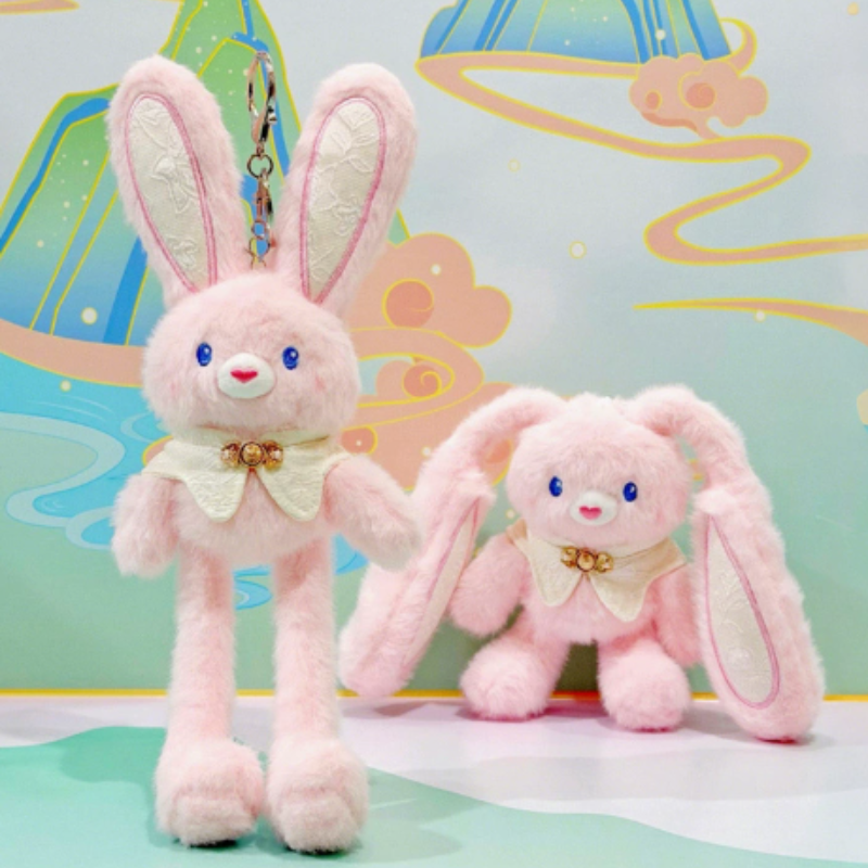 Kletshuts™ StuffedToy: Pluche Sleutelhanger Oortjes En Benen