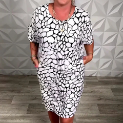 Icone™ ComfortDress - Toevallig Gedrukt Comfortabel Mini Jurk