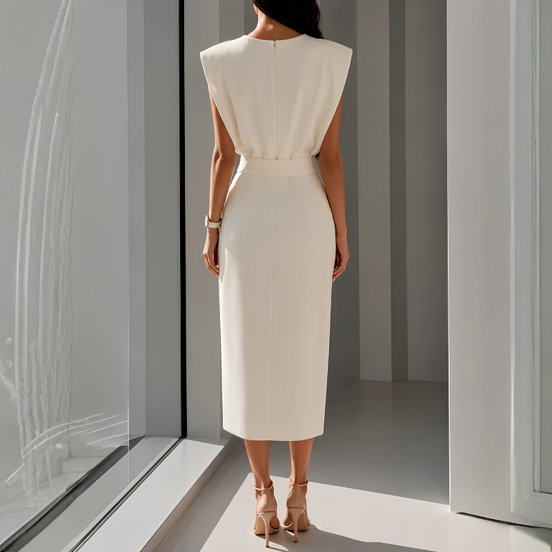 Icone™ PencilDress - Elegante Midi Spleet Potlood Jurk