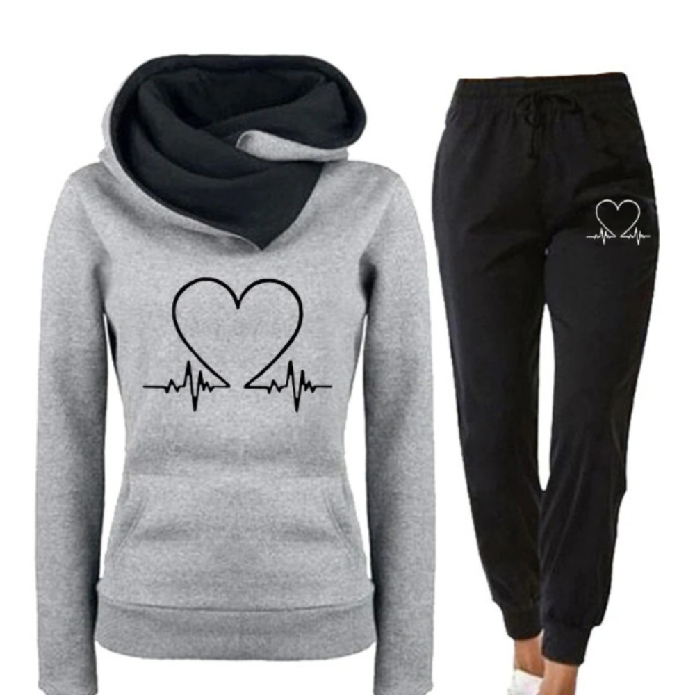 Icone™ MatchingSet: Twee-Delige Warme Hoodie En Joggingbroek Set