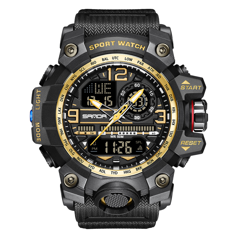 TacticalWatch - Multifunctionele Digitale Tactische Outdoor Sporthorloge
