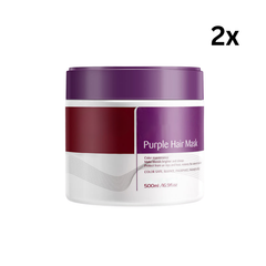 Rose® KeratinMask: Kleur En Diepe Herstel Paarse Keratine Toning Haarmasker