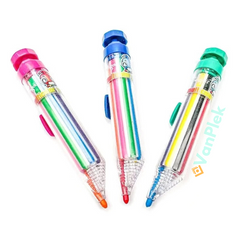 Kletshuts™ MagicCrayons - 8-in-1 Kleurrijke Creatieve Krijtjes