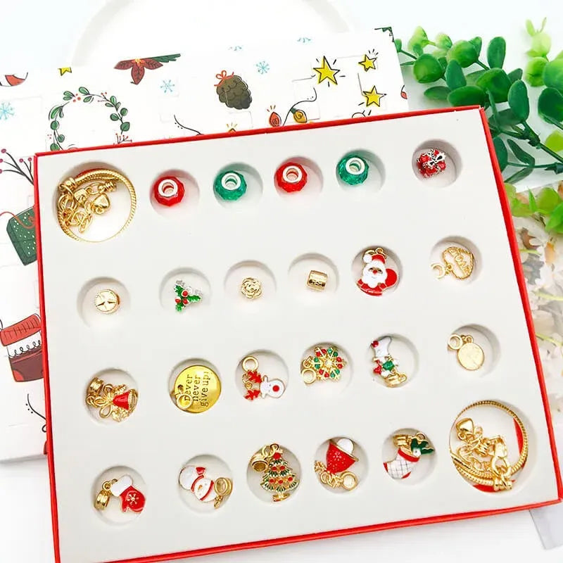 Jewelance™ BraceletCalendar: DIY Kerst Adventskalender Armband Bedelset