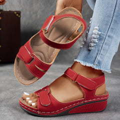 Happy™ LowWedge: Casual Comfortabele Lage Hak Wedge Sandalen