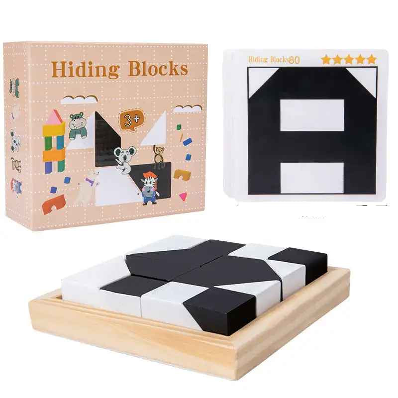 Kletshuts™ BlockPuzzle: Creatieve Interactieve Brein-Bouw Blokken Puzzel Speelgoed