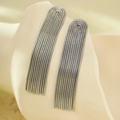 Jewelance™ TasselEarrings: Chique Tassel String Stud Oorbellen