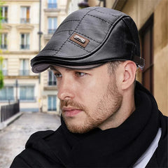 Icone™ EliteHat - Trendy Leren Baret Van Hoge Kwaliteit