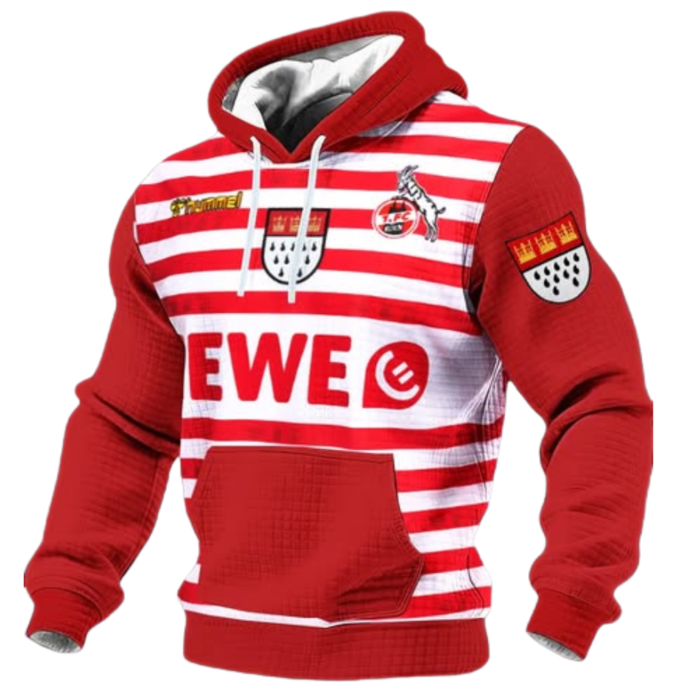 Icone™ RacingHoodie - Stijlvolle Levendige Rode Trekkoord Racen Hoodie