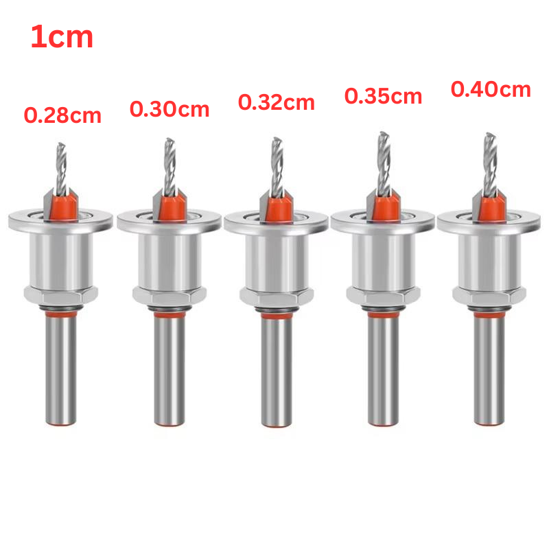 DrillBits - Premium Nauwkeurige Verstelbare Verzonken Boorbits Set