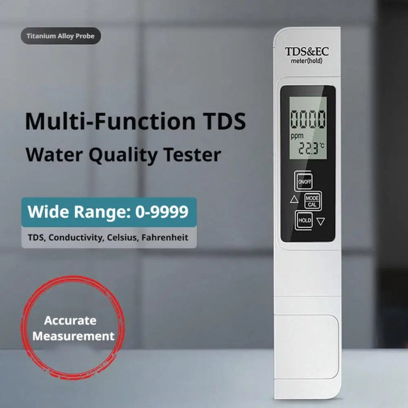 Globetrek° WaterTester 1+1 GRATIS: Instant Zuiverheidsdetectie Waterkwaliteits Tester Tool