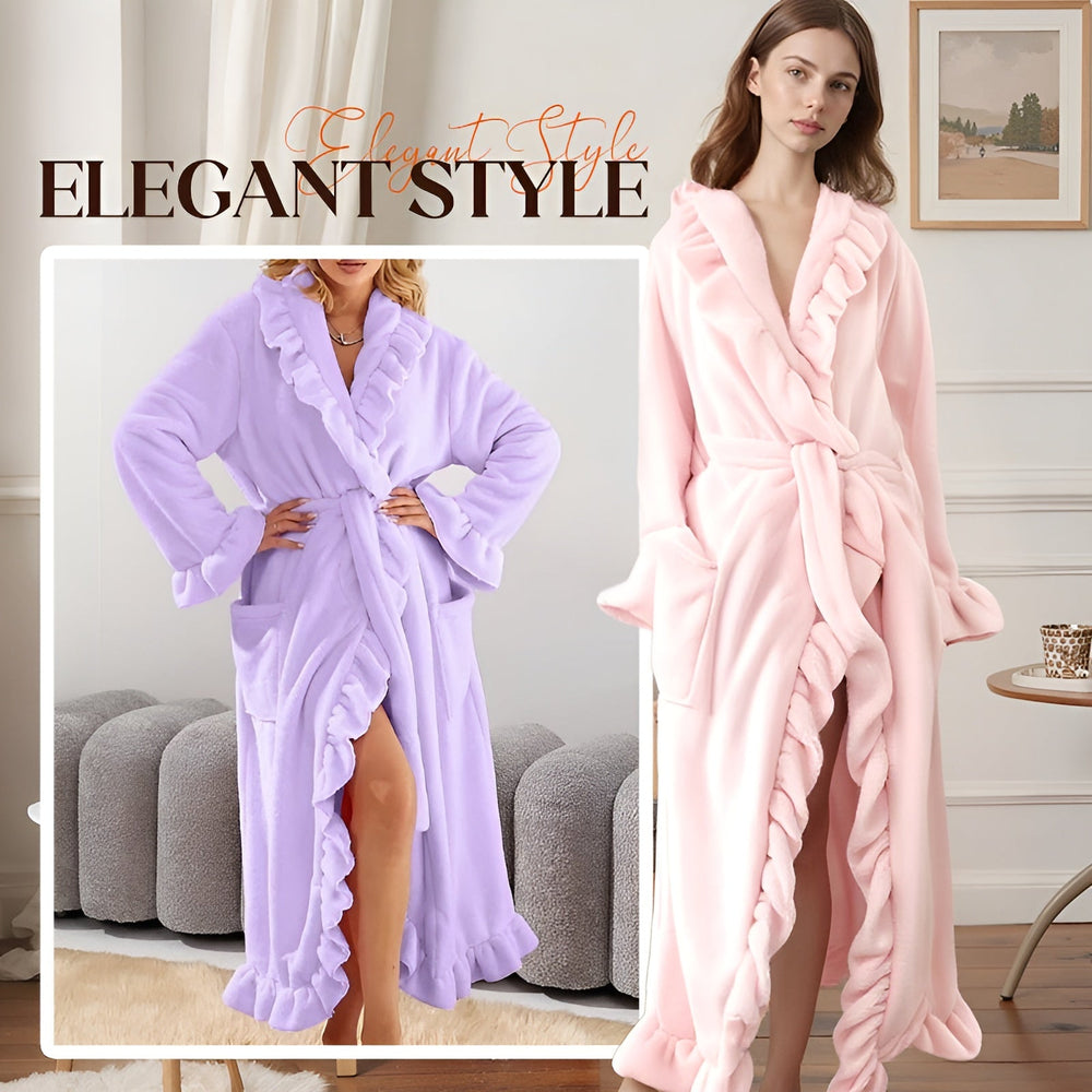 Icone™ ComfyRobe: Ultieme Luxe Huidvriendelijke Pluizige Comfortabele Kamerjas