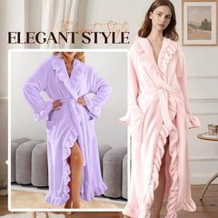 Icone™ ComfyRobe: Ultieme Luxe Huidvriendelijke Pluizige Comfortabele Kamerjas