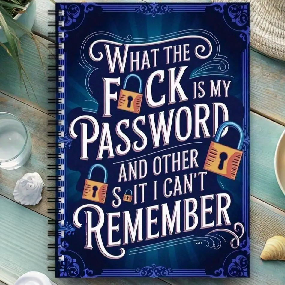 PasswordKeeper 1+1 GRATIS: Stijlvol Snel-Toegang Inlog En Wachtwoord Bewaarder Notitieboek