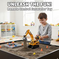 Kletshuts™ ExcavatorToy: Afstandsbediening Kinder Graafmachine Speelgoed