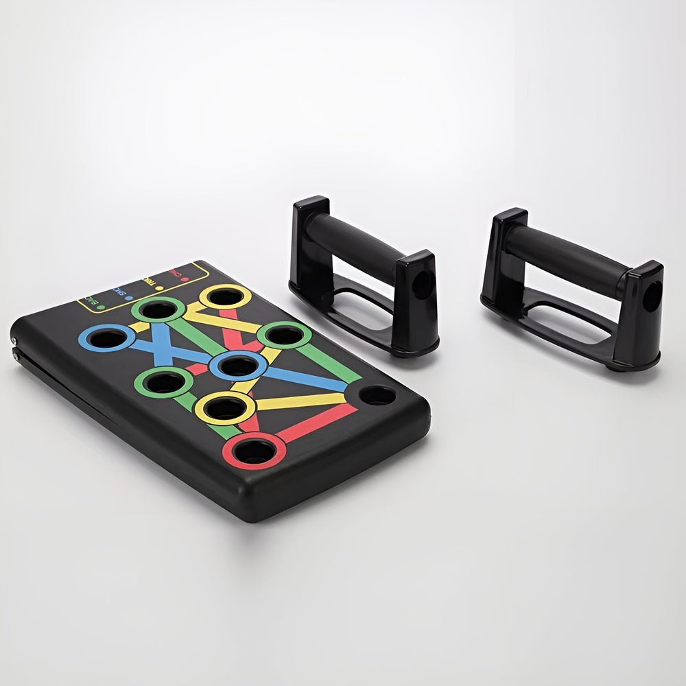 MuscleBoard: Professionele Kleur-Gecodeerde Opvouwbare Opdruk-Gerichte Training Spier Bord