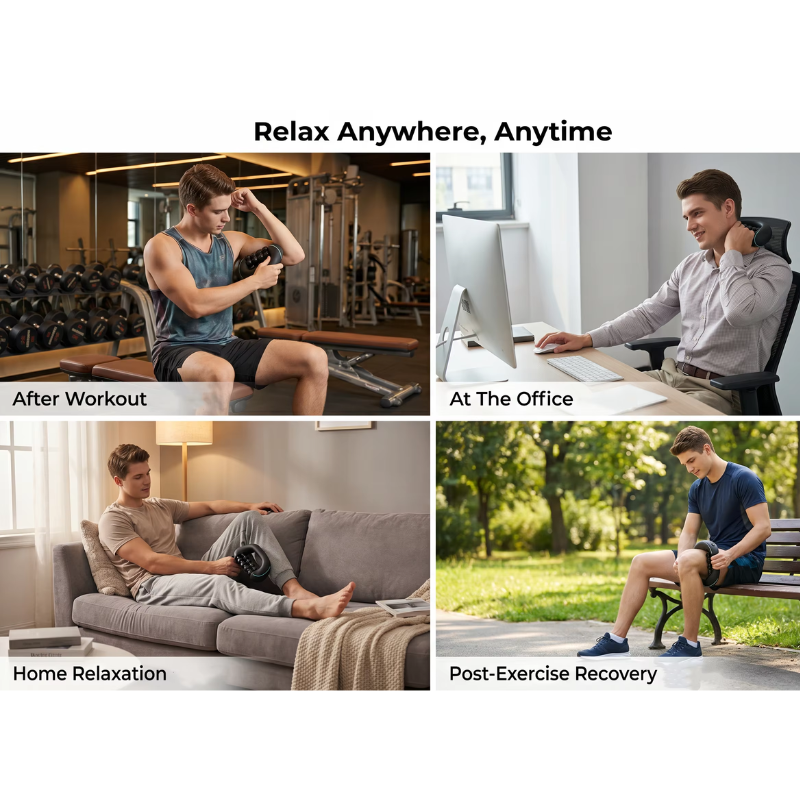 RollMassager - Oplaadbare Handheld Lichaamsrolmassager