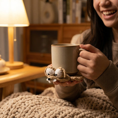 Globetrek° CrochetCoaster 1+1 GRATIS: Grappige Eekhoorn Haak Onderzetter