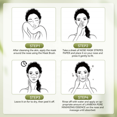 PoreMask 1+1 GRATIS - Diepe Pore Reiniging Blackhead Verwijder Peel-Off Masker