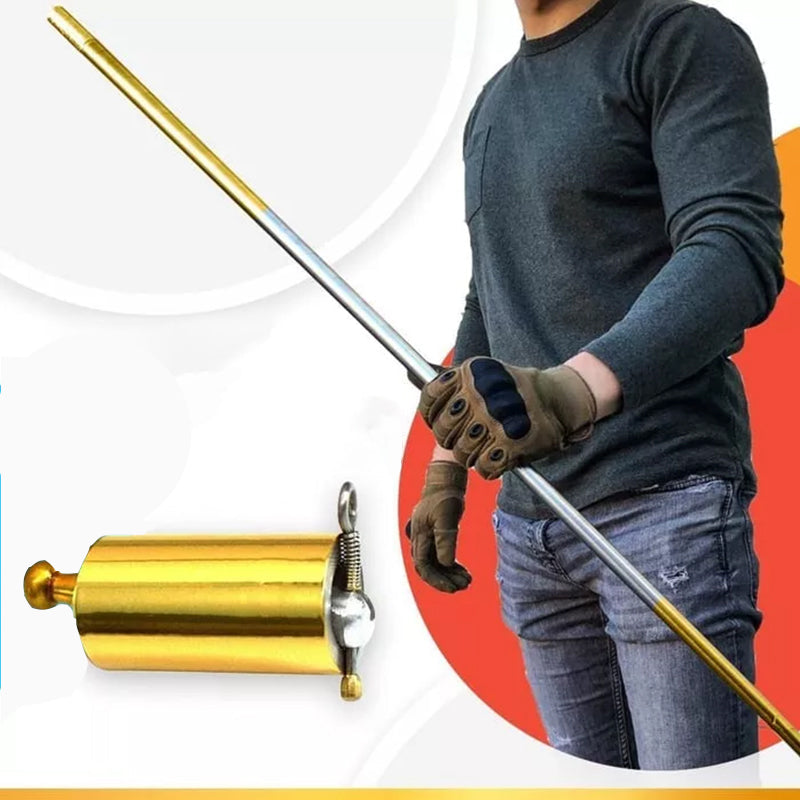 DefenseStick - Intrekbare Telescopische Metalen Verdedigings Staaf